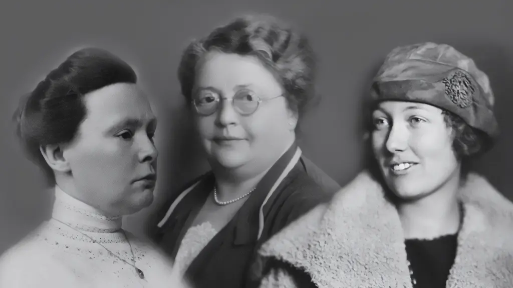 Compilatie van drie portretten van de oprichters van het IAV